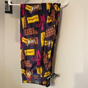 NWT Happy Boxer Willy Wonka & The Chocolate Factory Fleece PJ Pants with Pockets